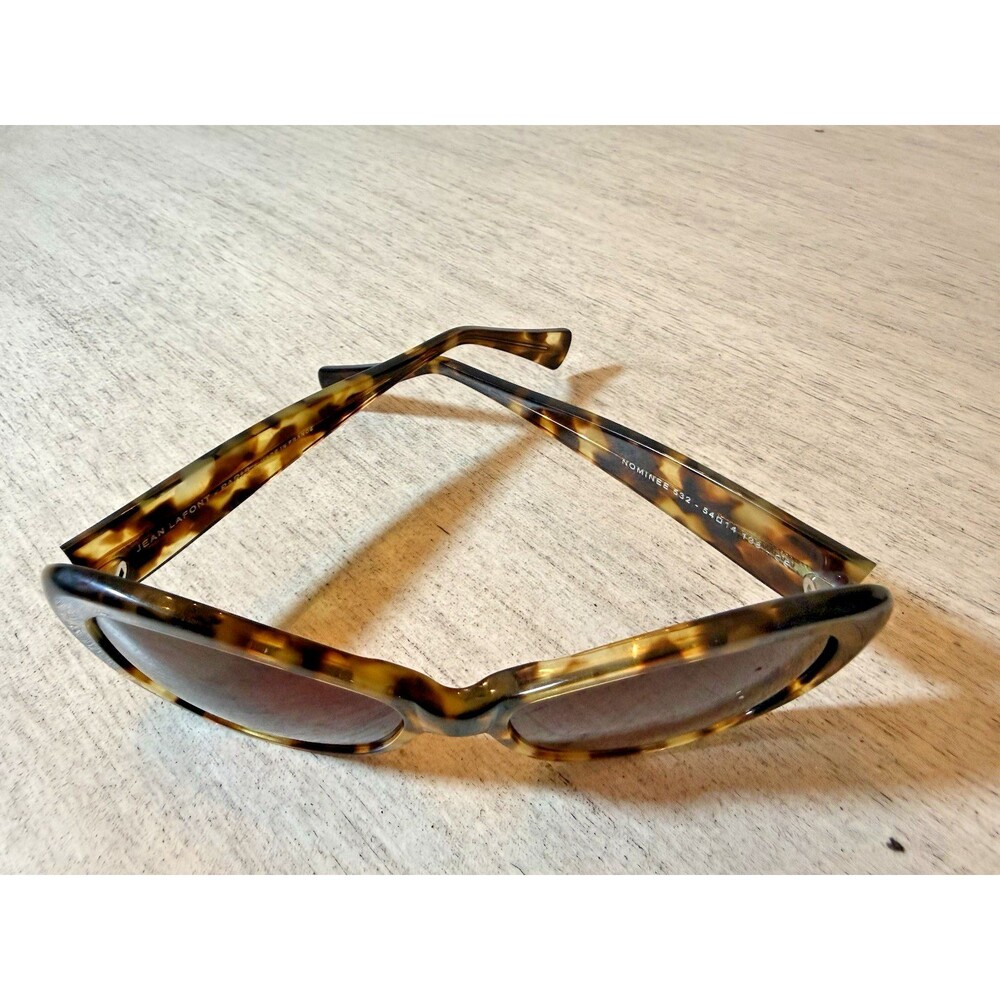 Jean Lafont Nominee Women's Sunglasses 532 54-14 French Made Oval Curved $398 - Picture 12 of 15